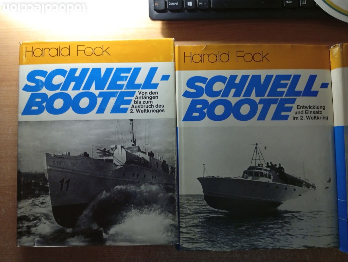 Militaria: Schnellboote. 3 vol&uacute;menes - Harald Fock - Koehlers Verlagsgesellschaft - Herford, 1973