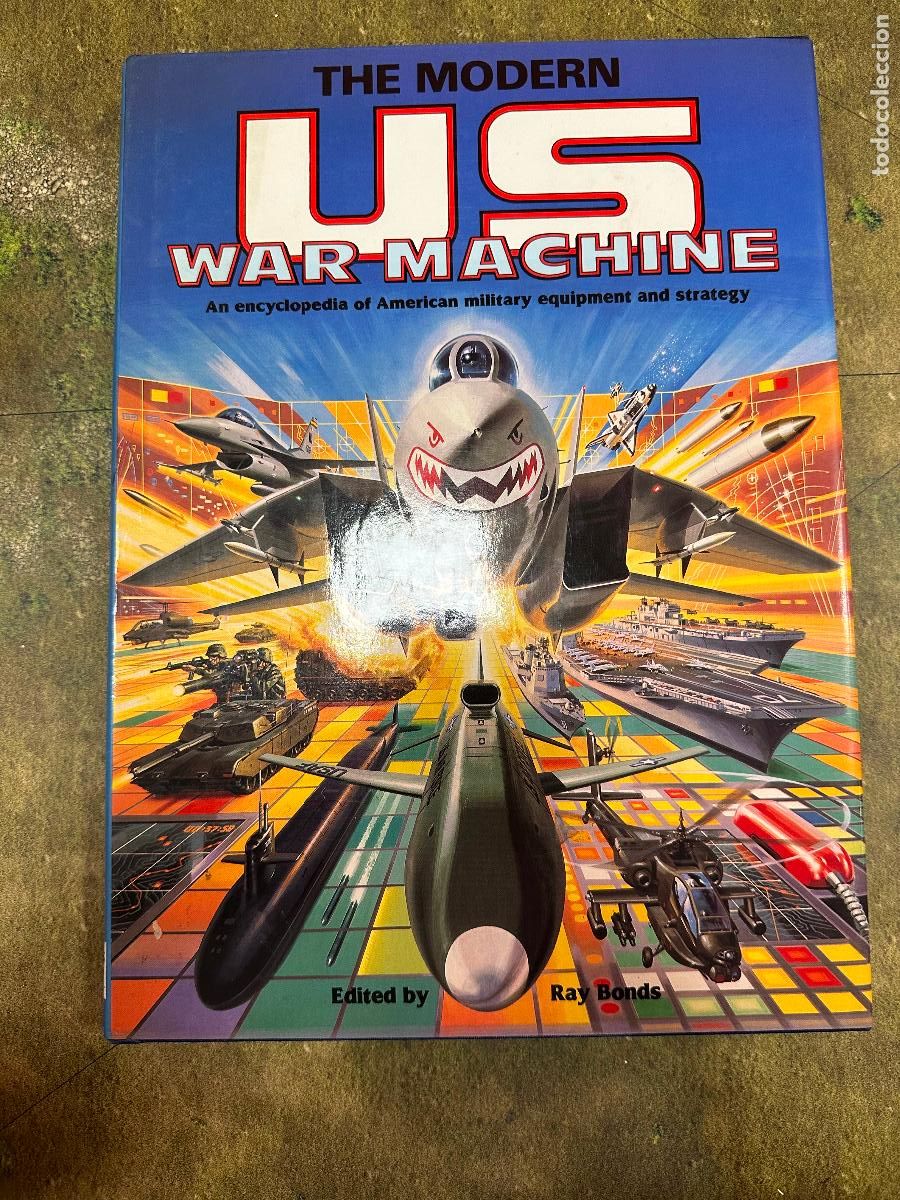 Militaria: Modern US War Machine Encyclopedia Military Equipment Soft Cover Reference Book