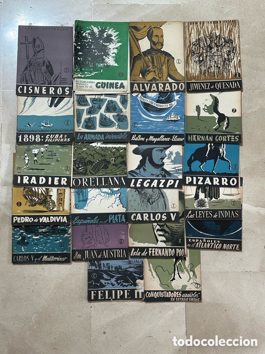 Militaria: 22 ANTIGUAS REVISTAS TEMAS ESPA&Ntilde;OLES - CUBA Y FILIPINAS - CONQUISTADORES ESPA&Ntilde;OLES