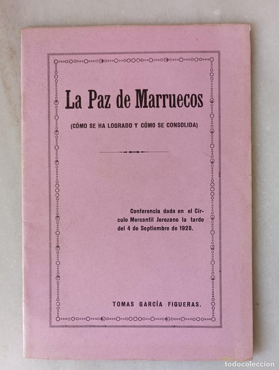 Militaria: Libreto la paz de marruecos guerra