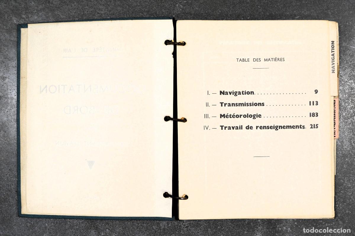Militaria: Commandant dAvion. Documentation de Bord. Navigation, Transmissions. Aviaci&oacute;n. - Foto 3