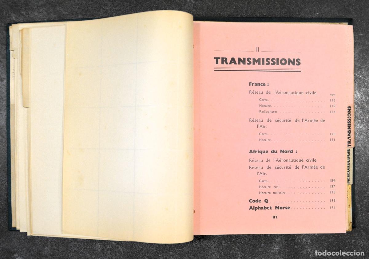 Militaria: Commandant dAvion. Documentation de Bord. Navigation, Transmissions. Aviaci&oacute;n. - Foto 9