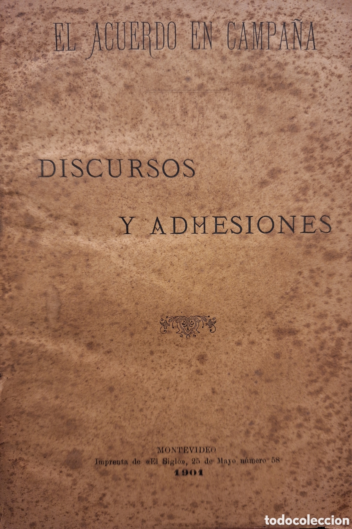 Militaria: Periodo Entre Revoluciones Saravia Acuerdo En Campa&ntilde;a 1901