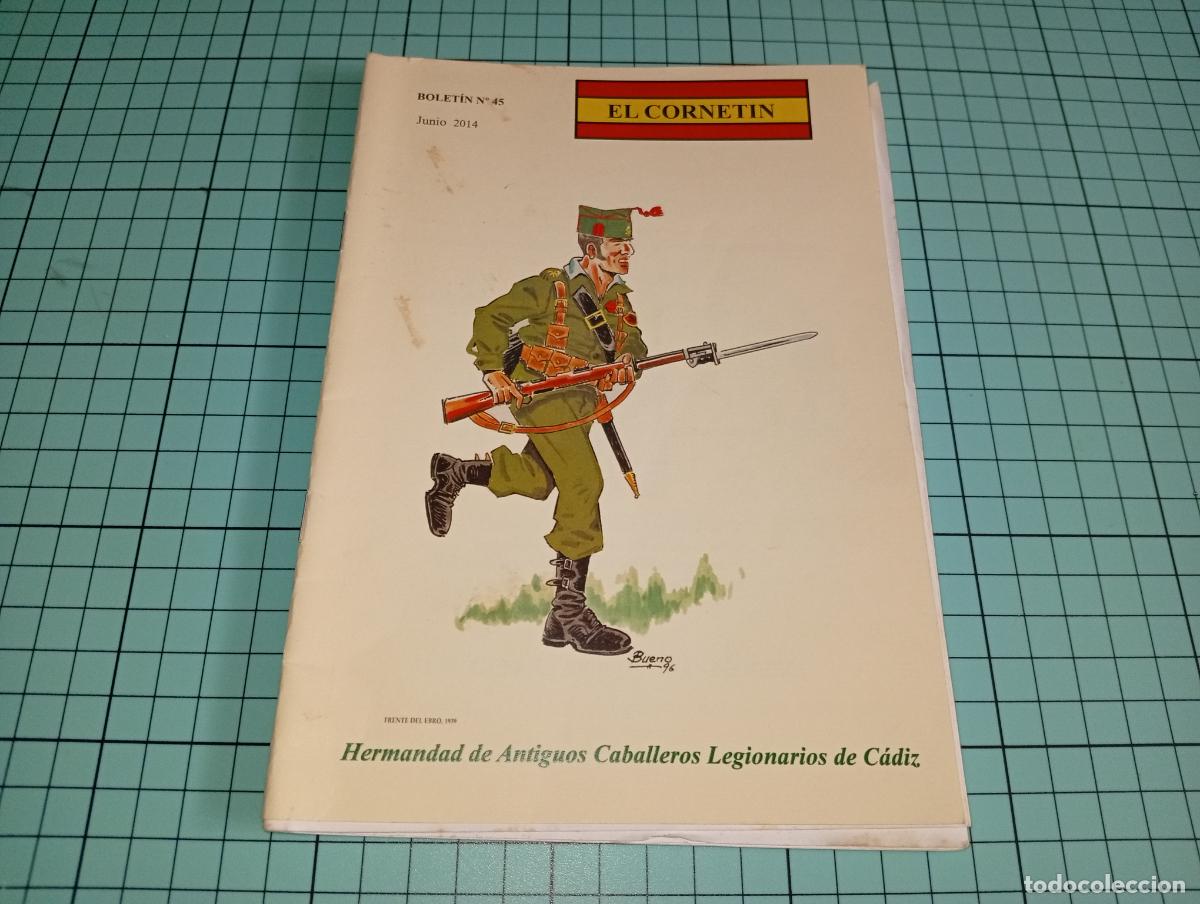 Militaria: Bolet&iacute;n Junio 2014 n 45 El cornet&iacute;n hermandad de antiguos caballeros legionarios de C&aacute;diz militar