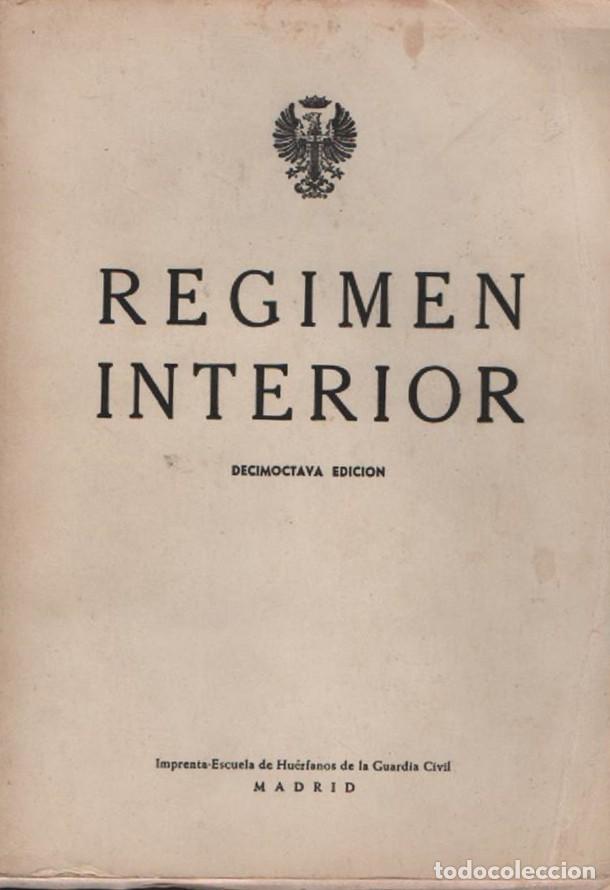 Militaria: regimen interior reglamento - Foto 1