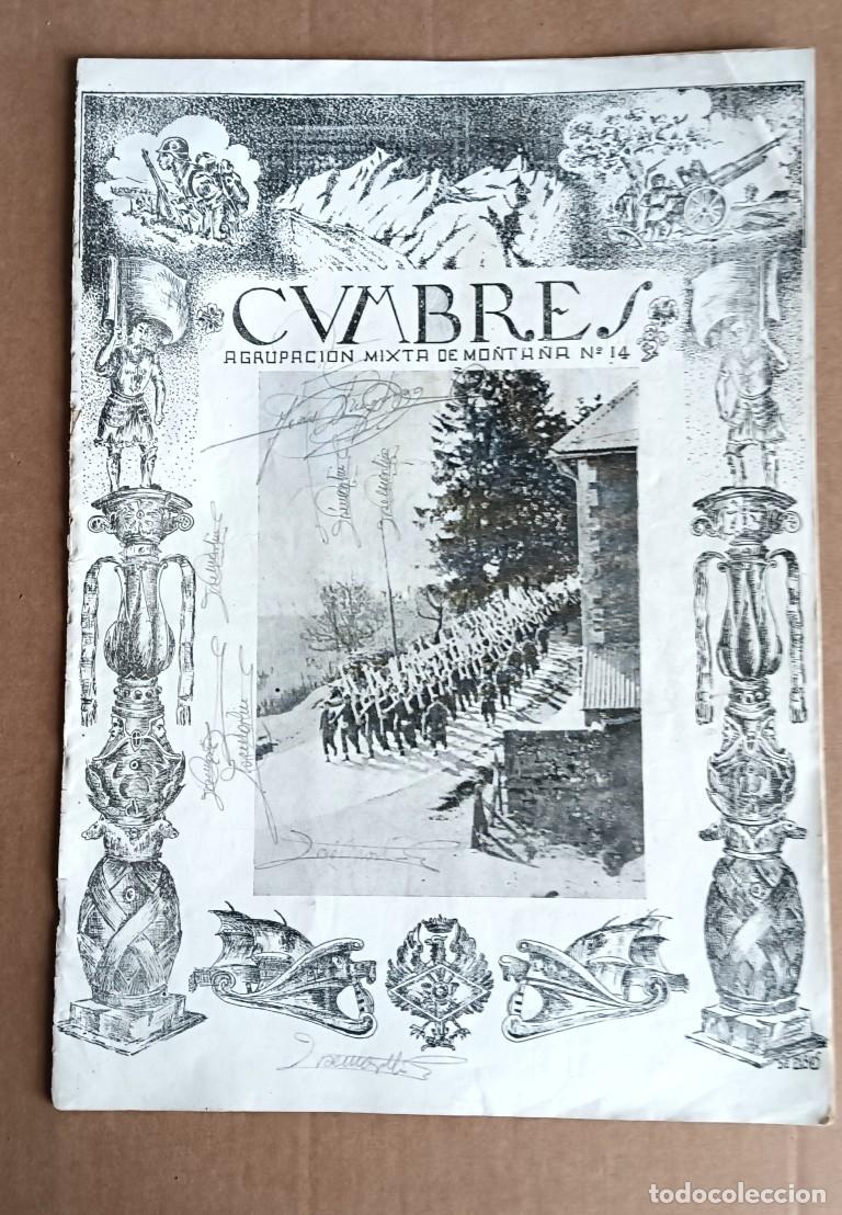 Militaria: CUMBRES agrupaci&oacute;n mixta de monta&ntilde;a n&ordm; 14 --- A&ntilde;o II Pamplona 16 de abril de 1949 n&ordm; 10
