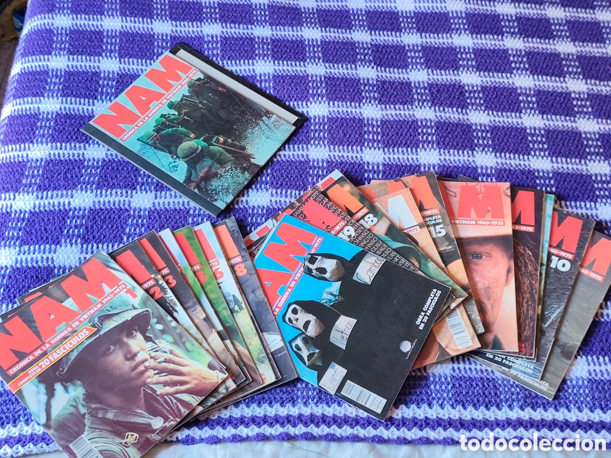 Militaria: Revista Nam Completa 20 fasc&iacute;culos y una tapa Cr&oacute;nica de la guerra de Vietnam 1965-1975