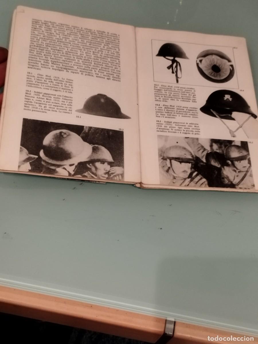 Militaria: Libro Militar incompleto, Elmetti 1915-73? Casco de acero militar