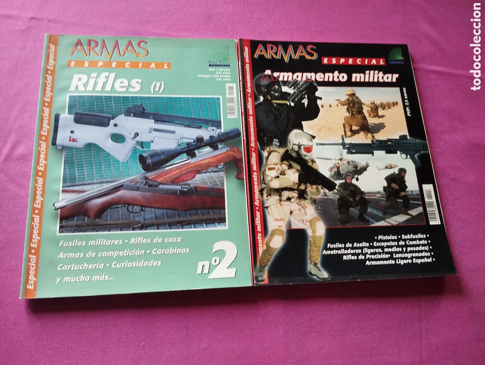Militaria: ARMAS ESPECIAL RIFLES Y ARMAMENTO MILITAR 2 REVISTAS L111.