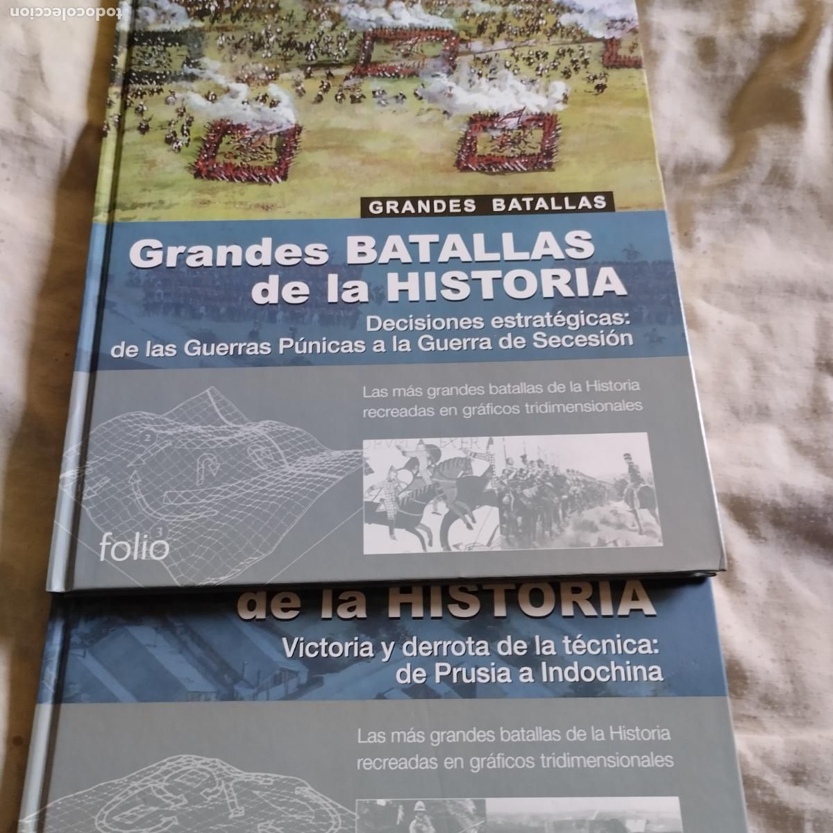 Militaria: GRANDES BATALLAS DE LA HISTORIA 2 TOMOS