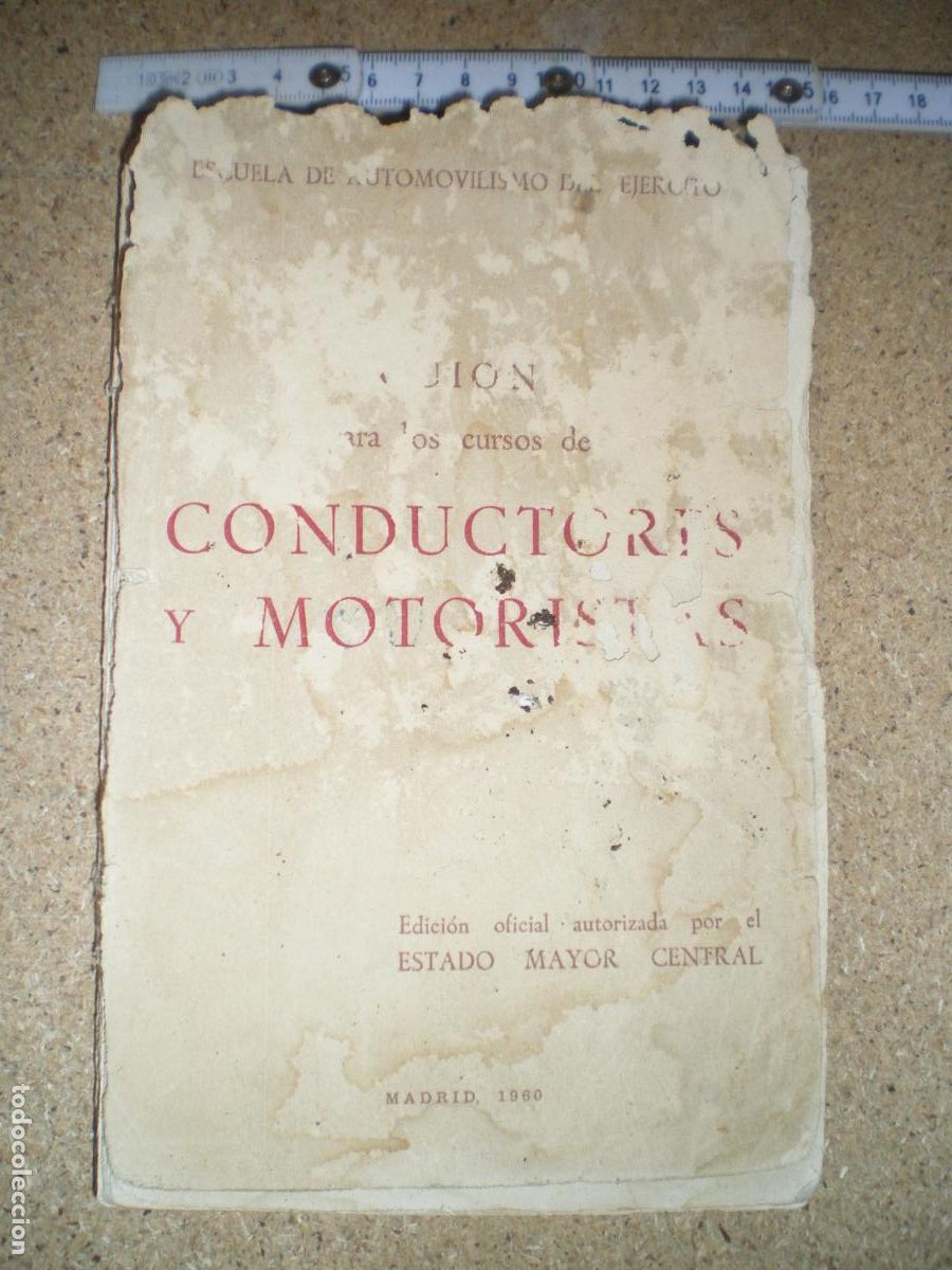 Militaria: GUION PARA CONDUCTORES Y MOTORISTAS