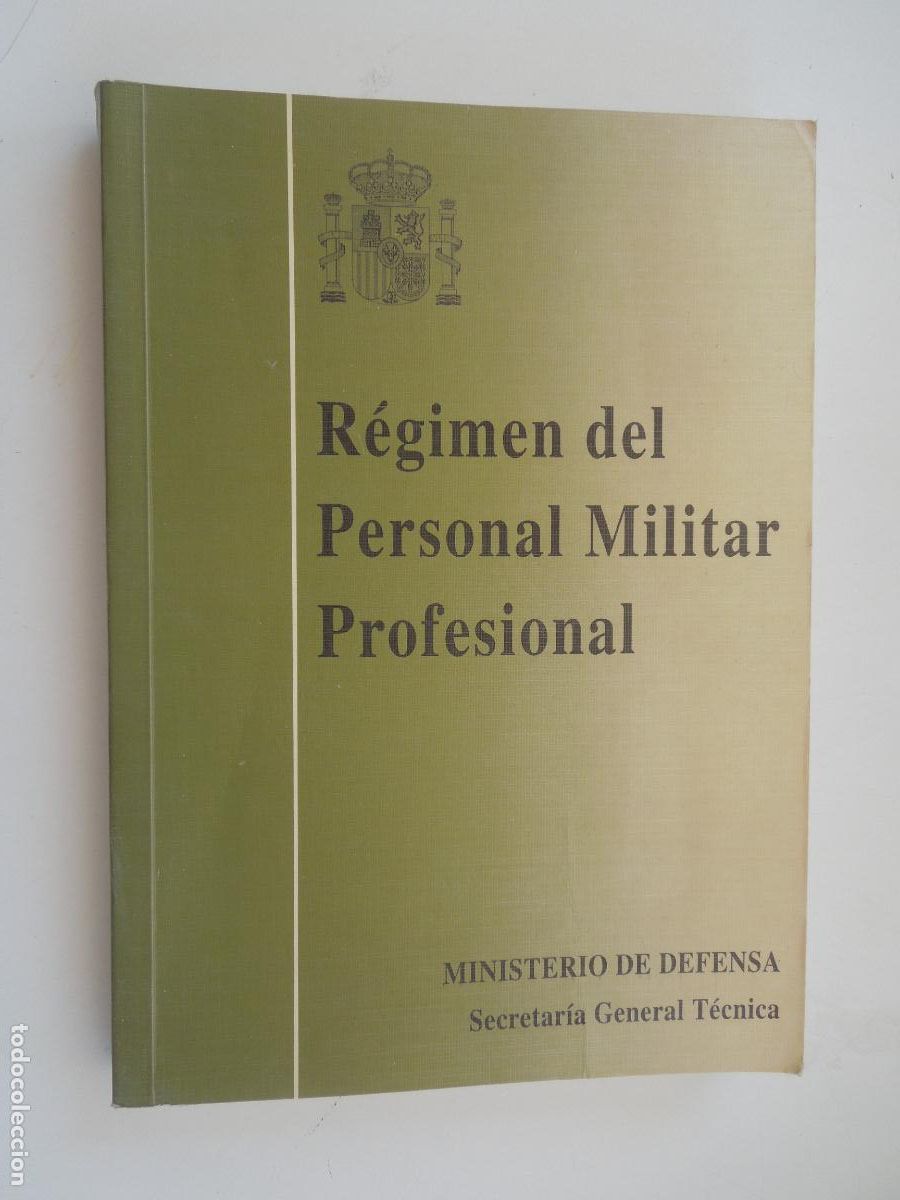 Militaria: R&Eacute;GIMEN DEL PERSONAL MILITAR - PROFESIONAL MINISTERIO DE DEFENSA 1993.