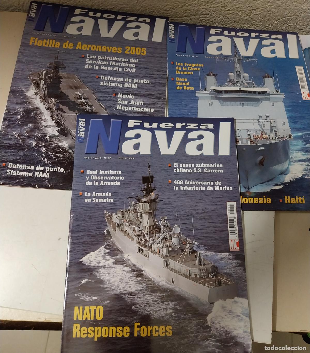 Militaria: revistas fuerza naval