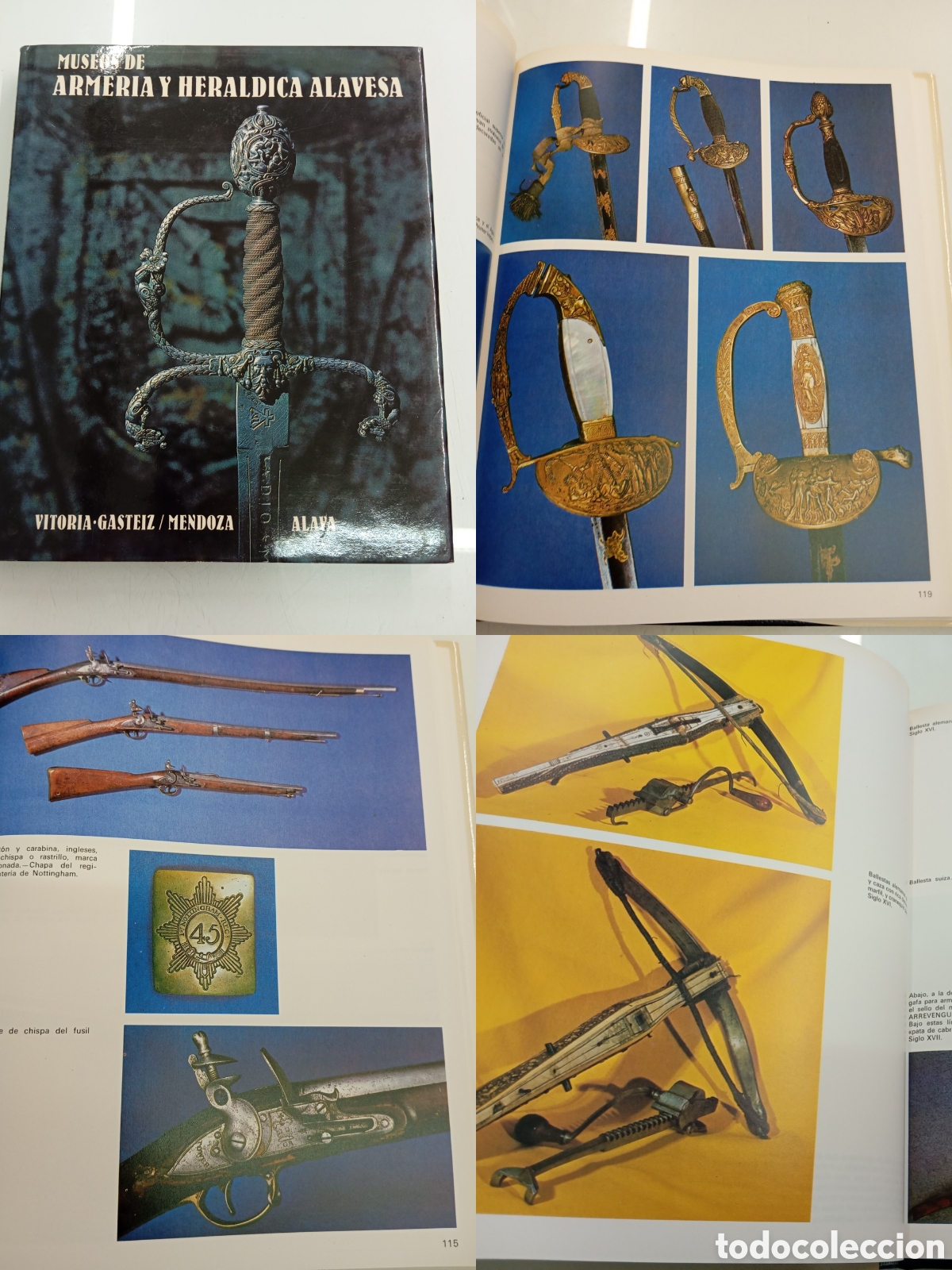 Militaria: Museos de Armer&iacute;a y Her&aacute;ldica alavesa Felix Alfaro Fournier (1983) CATALOGO ARMAS UNIFORMES ESCUDOS