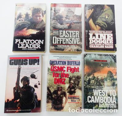 Militaria: LOTE DE 6 LIBROS,COMBATES EN VIETNAM