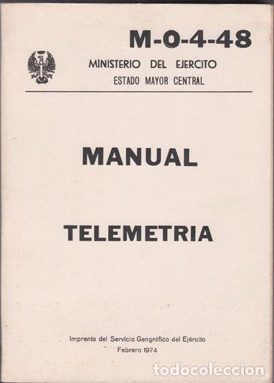Militaria: MANUAL DE TELEMETRIA,M-0-4-48