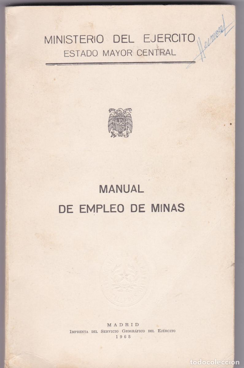 Militaria: MANUAL DE EMPLEO DE MINAS,1968