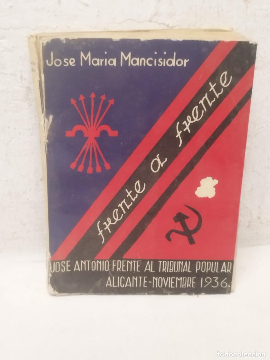 Militaria: Libro militar frente a frente, Falange Guerra civil.