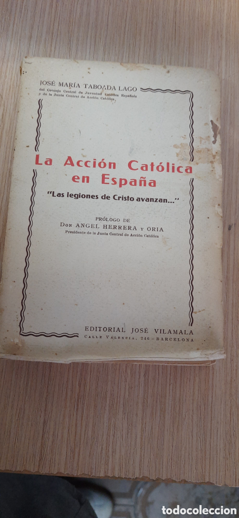 Militaria: la accion catolica en Espa&ntilde;a edic 1934 + carnet