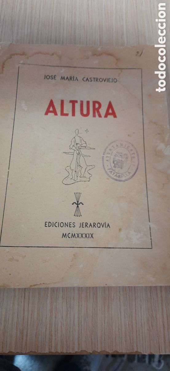Militaria: ALTURA POR JOSE MARIA CASTROVIEJO