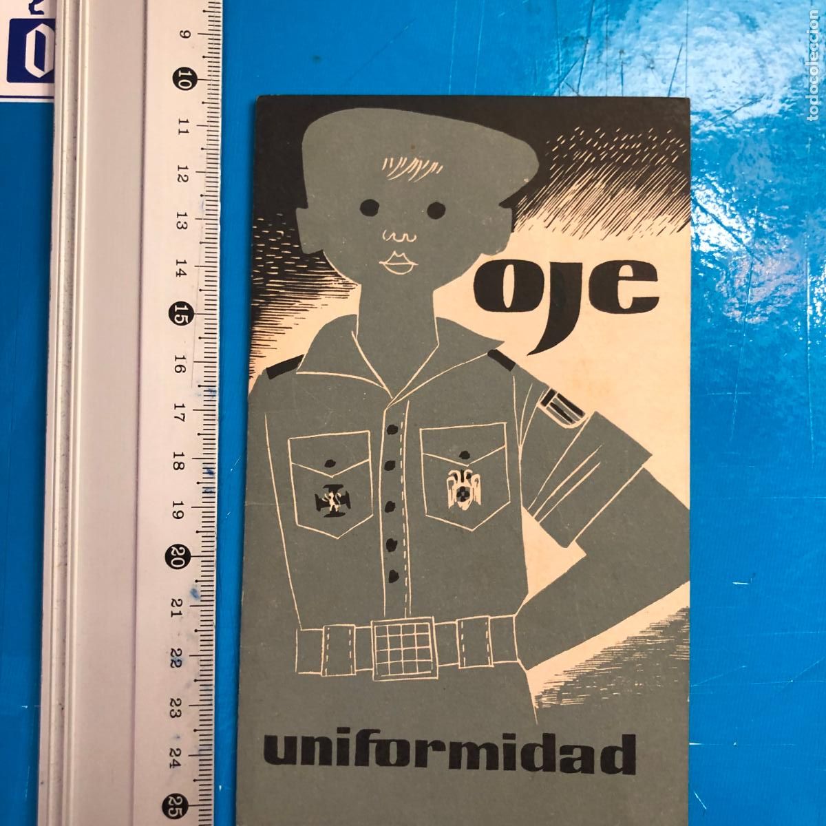 Militaria: OJE UNIFORMIDAD, FOLLETO TODO COLOR