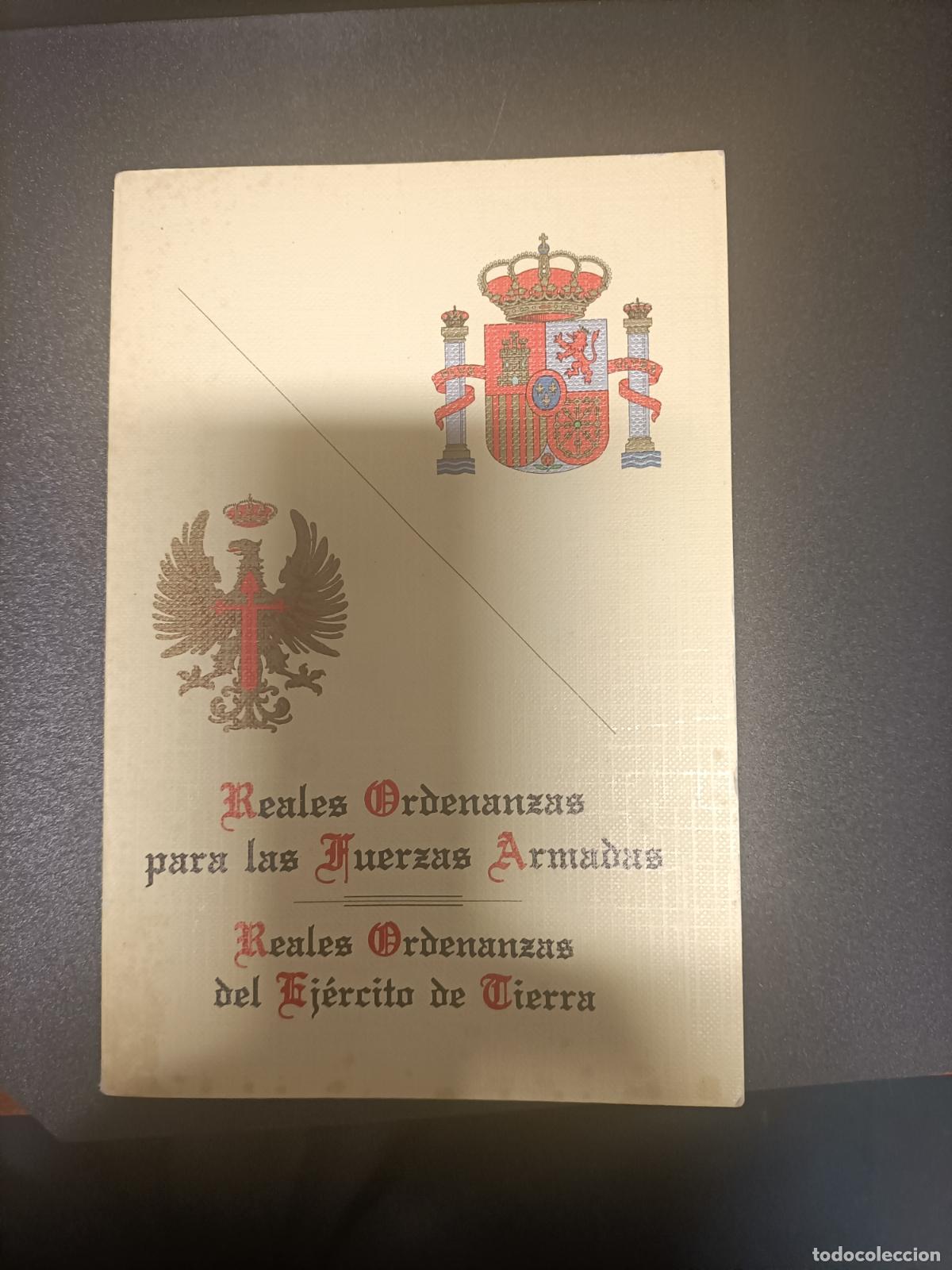 Militaria: REALES ORDENANZAS PARA LAS FUERZAS ARMADAS - REALES ORDENANZAS DEL EJERCITO DE TIERRA