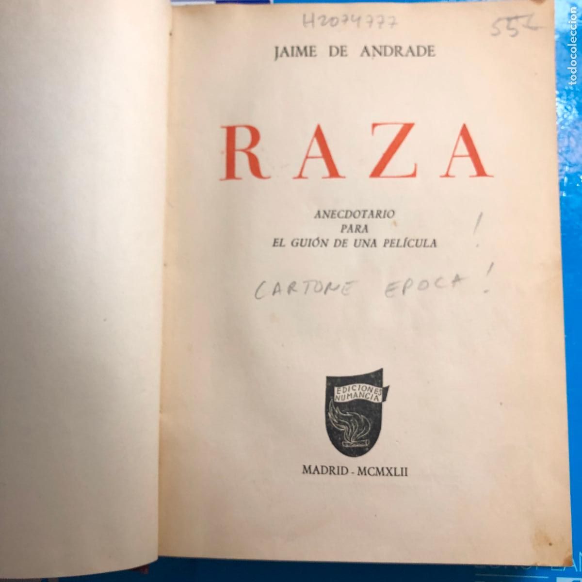 Militaria: RAZA, JAIME DE ANDRADE (SEUD&Oacute;NIMO DE FRANCISCO FRANCO)