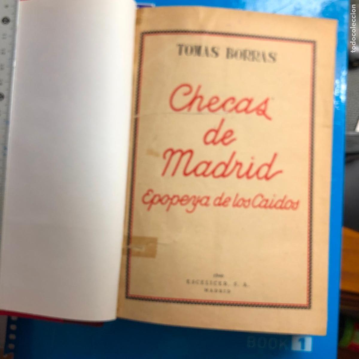 Militaria: CHECAS DE MADRID, EPOPEYA DE LOS CAIDOS