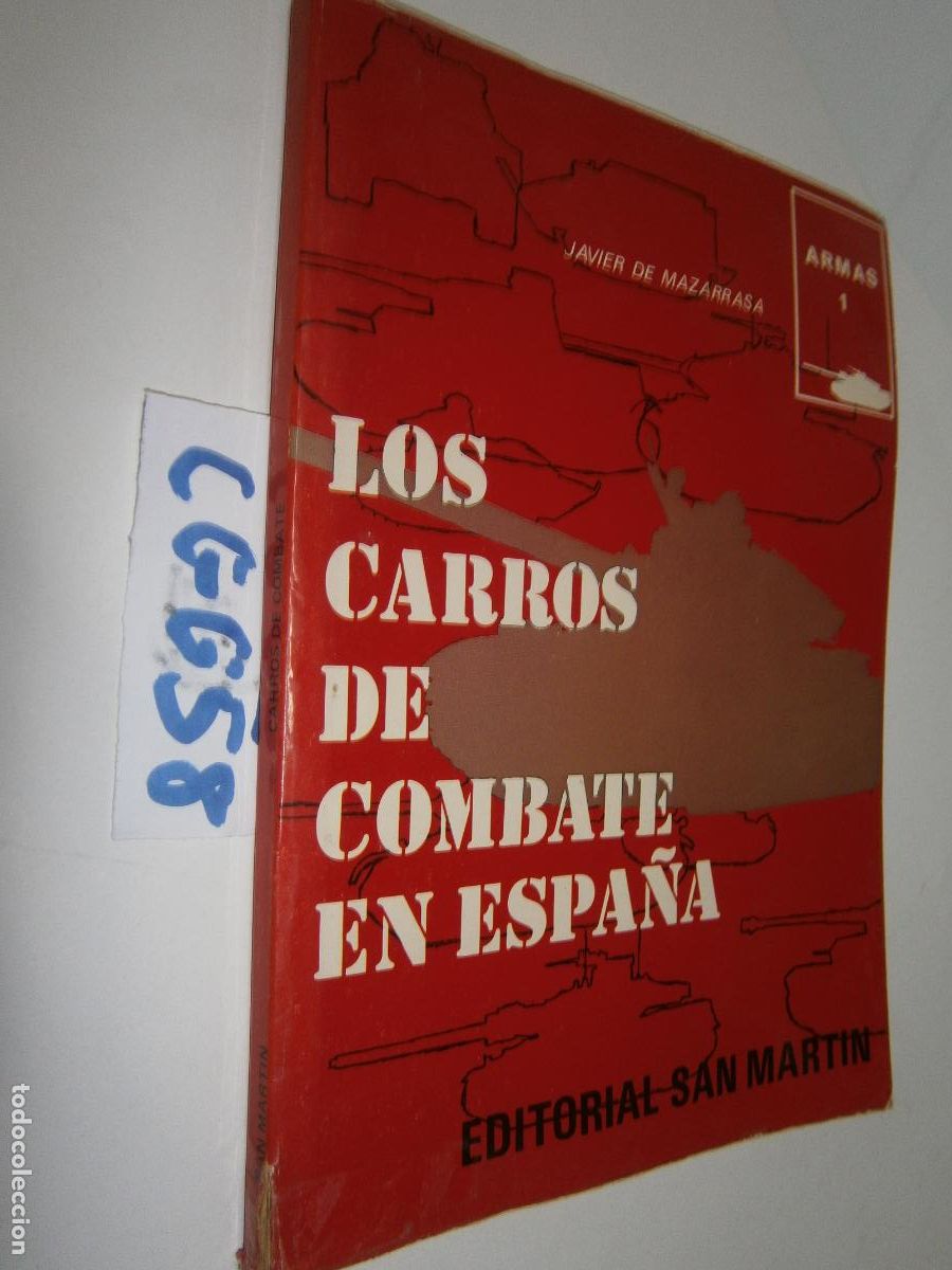 Militaria: ANTIGUO LIBRO - LOS CARROS DE COMBATE EN ESPA&Ntilde;A