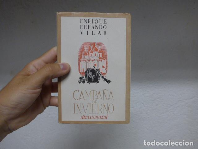 Militaria: Antiguo libro de la Division Azul: Campa&ntilde;a de invierno, 1943. Numerado 2989. Enrique Errando Vilar