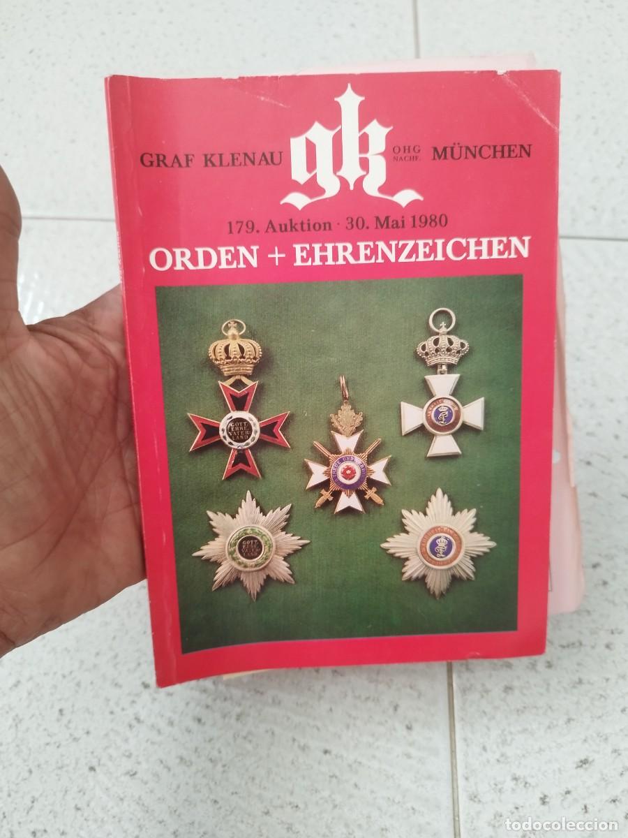 Militaria: Cat&aacute;logo de subasta de militaria de Graf Klenau de M&uacute;nich, publicado para la 179.&ordf;