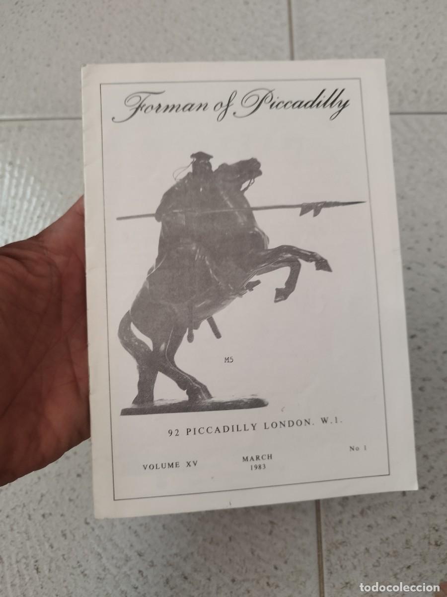 Militaria: Volumen XV, N&uacute;mero 1 de &rdquo;Forman of Piccadilly&rdquo;, fechado en marzo de 1983.
