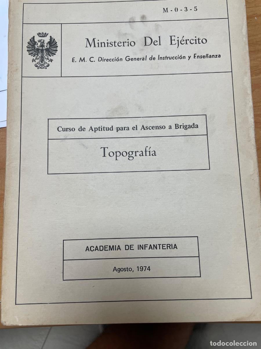 Militaria: Ministerio del ej&eacute;rcito topogr&aacute;fia