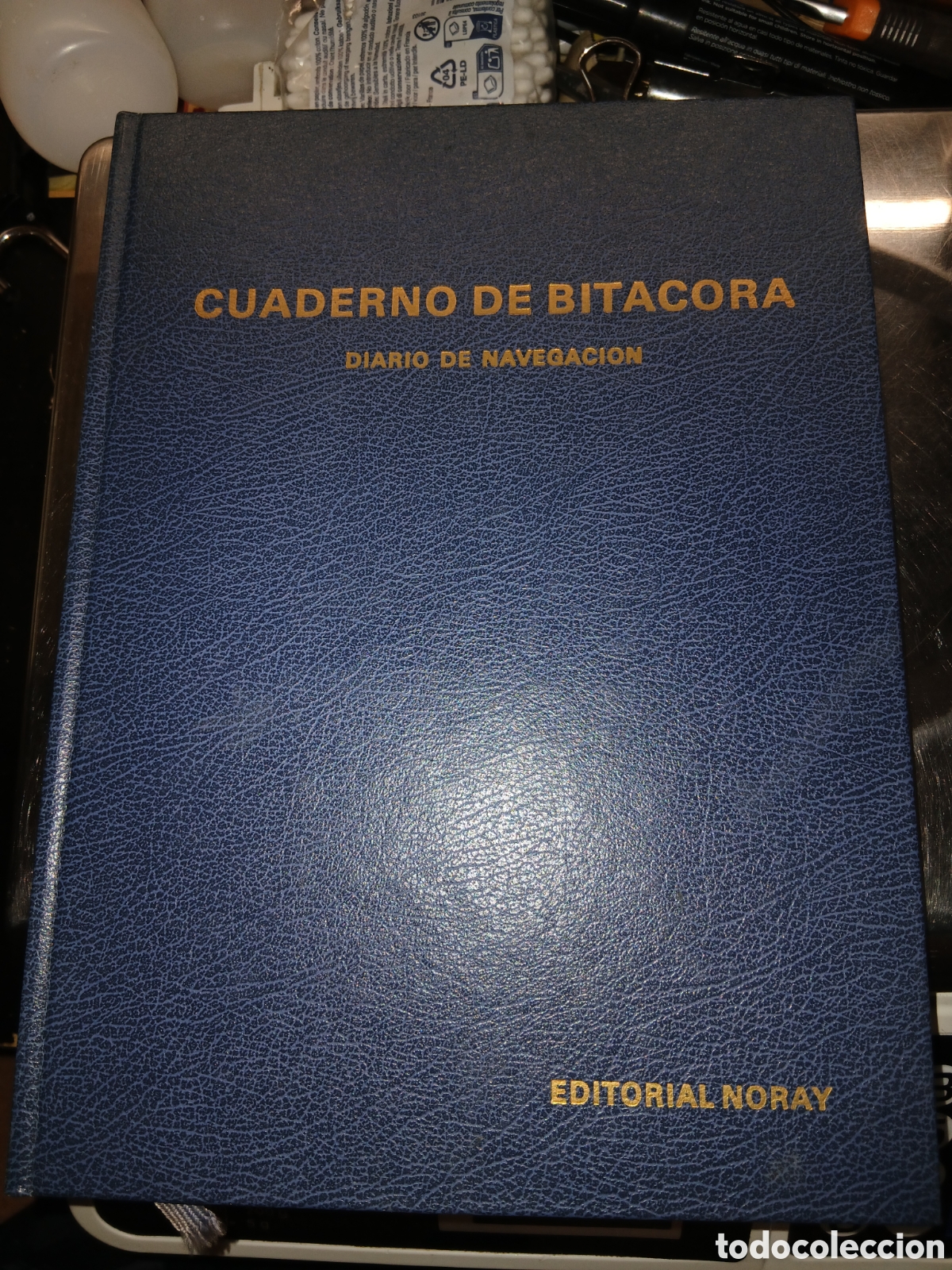 Militaria: CUADERNO DE BITACORA DIARIO DE NAVEGACI&Oacute;N EDITORIAL NORAY 1986 EN BLANCO