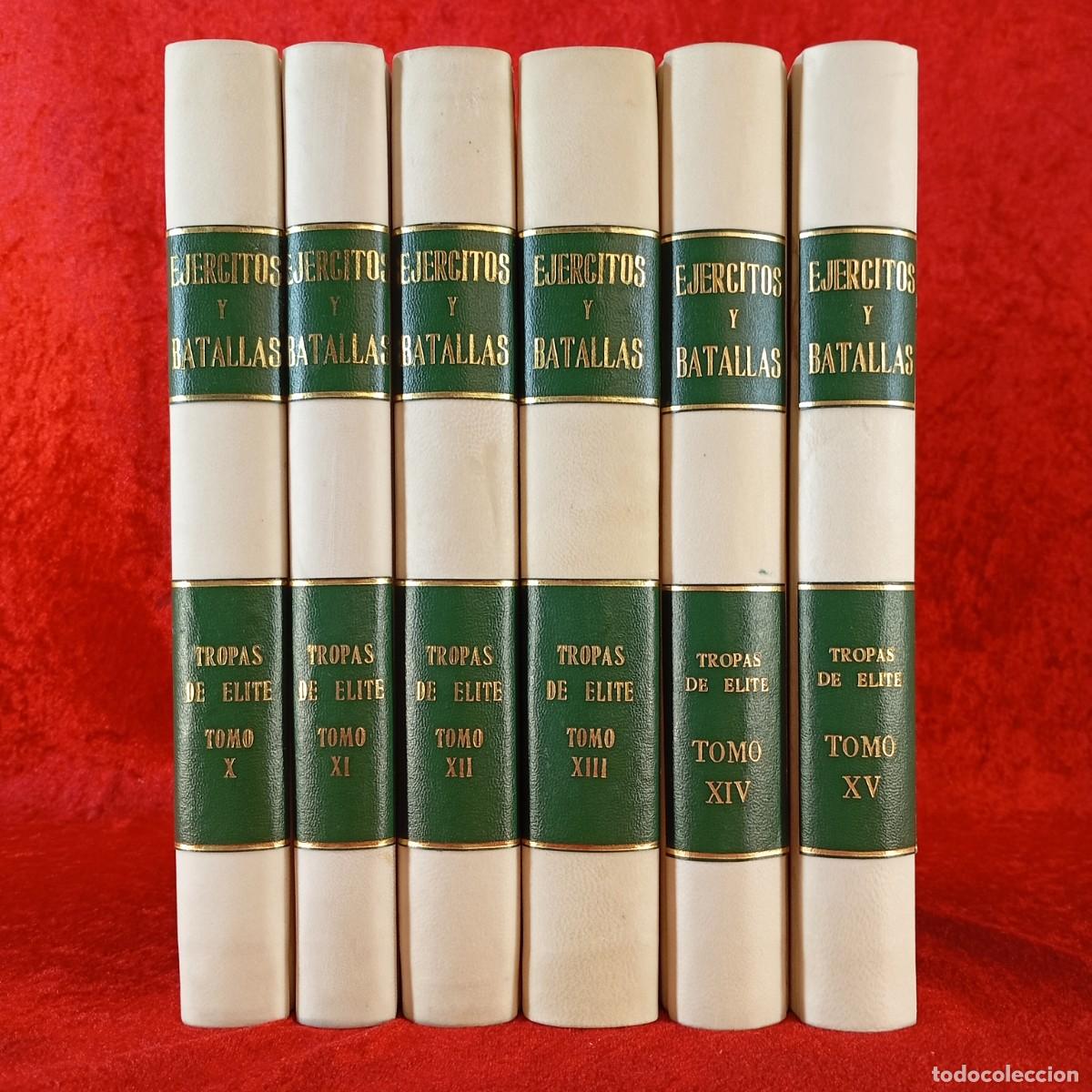 Militaria: EJ&Eacute;RCITOS Y BATALLAS - TROPAS DE ELITE - LOTE 6 TOMOS: DEL X AL XV - EDICIONES DEL PRADO / 1139