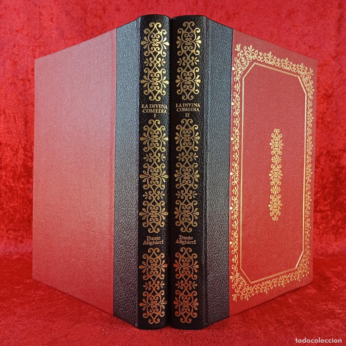 Militaria: LA DIVINA COMEDIA - DANTE ALIGHIERI - MONTANER Y SIMON EDITORES - 1884 - LOTE 2 TOMOS: I-II / 3735