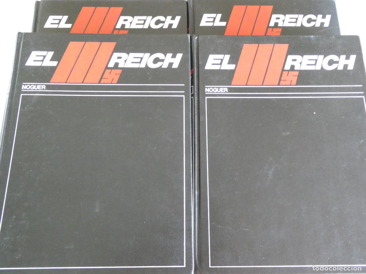 Militaria: ENCICLOPEDIA MILITAR. 4 TOMOS LIBROS. III REICH ALEMANIA NAZI. SEGUNDA GUERRA MUNDIAL. 10KG