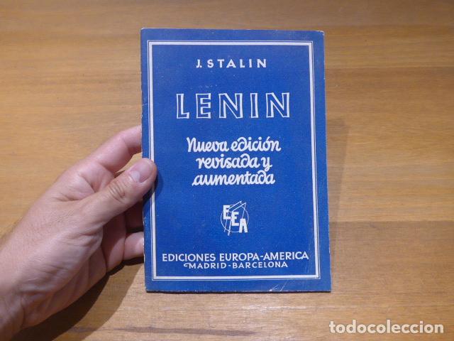 Militaria: Antiguo libro Lenin, de epoca de guerra civil. Edicion revisada y aumentada. Stalin. Comunista.