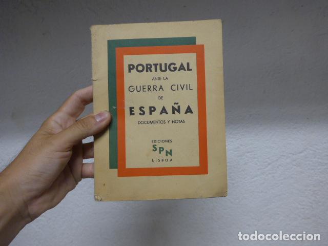 Military Antiques: Antiguo libro Portugal ante la Guerra civil de Espa&ntilde;a