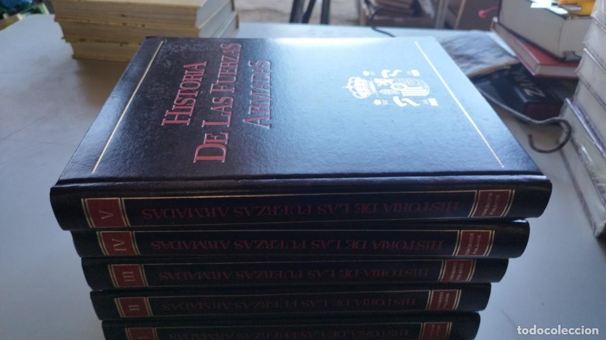 Militaria: HISTORIA DE LAS FUERZAS ARMADAS - 5 TOMOS - PALAFOX PLANETA