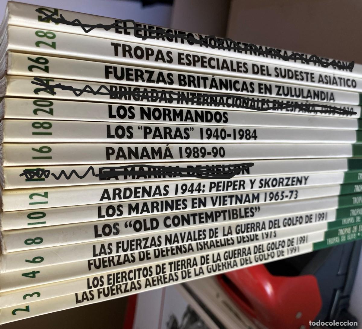 Military Antiques: 12 LIBROS COLECCION TROPAS DE ELITE ED. OSPREY (3&euro;/unidad)