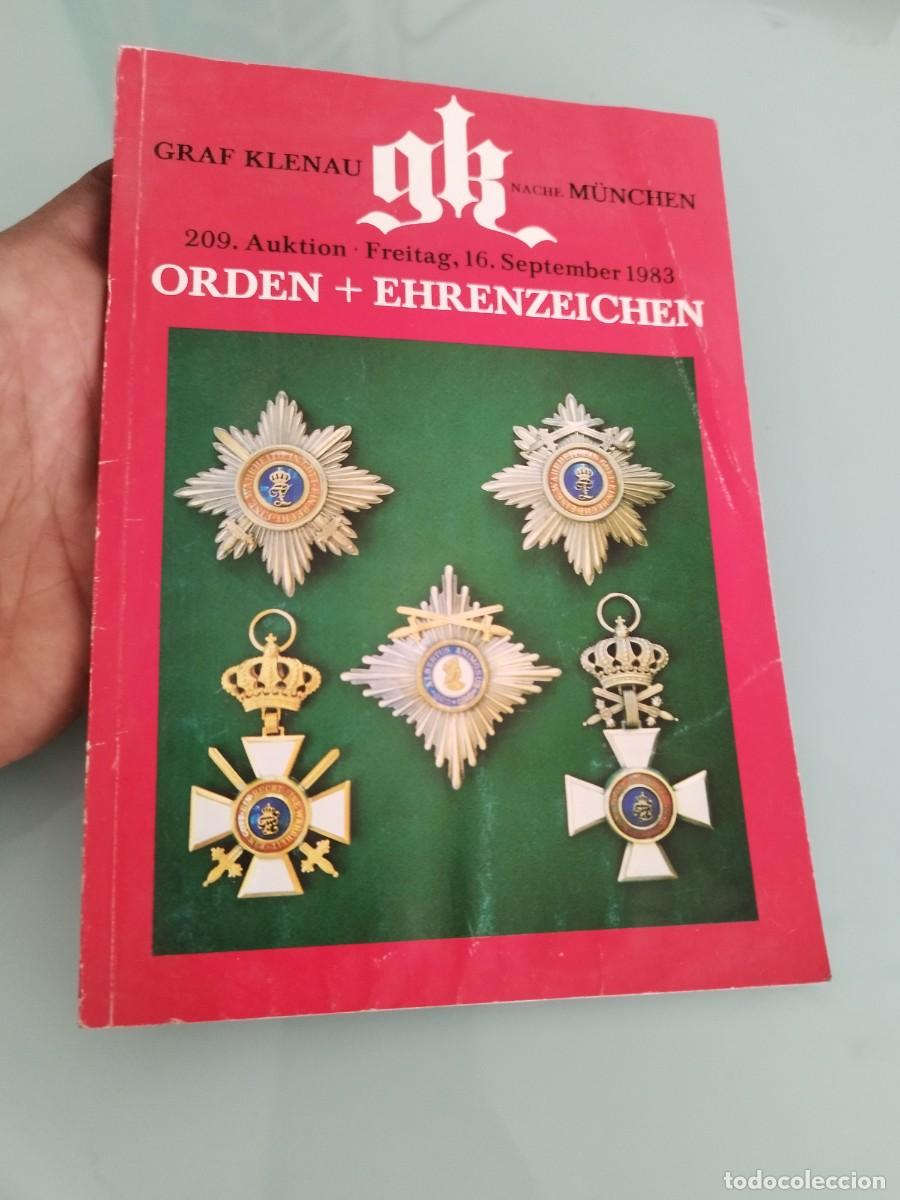 Militaria: Catalogo subasta Graf Klenau en M&uacute;nich para su 209&ordf; subasta, 16 de septiembre de 1983. Militaria.