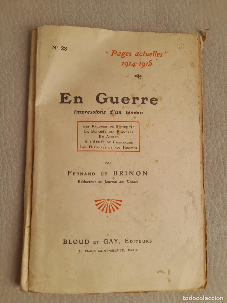 Militaria: Fernand de Brinon. En Guerre