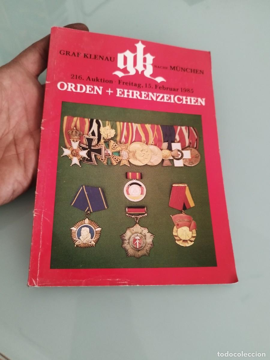 Militaria: Catalogo subastas Graf Klenau en M&uacute;nich. Condecoraciones, medallas militares. 1985