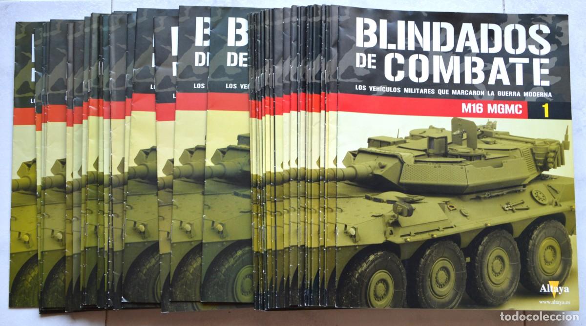 Militaria: Colecci&oacute;n de fasc&iacute;culos de tem&aacute;tica militar &ldquo;Blindados de Combate&rdquo; de Altaya