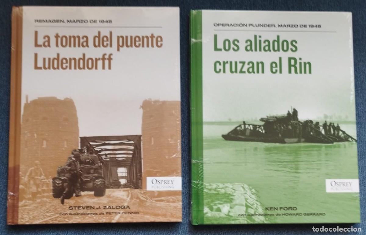 Militaria: LOTE: LIBROS DE OSPREY PUBLISHING: OPERACI&Oacute;N PLUNDER, REMAGEN, CASTELLANO, A ESTRENAR, PRECINTADOS.