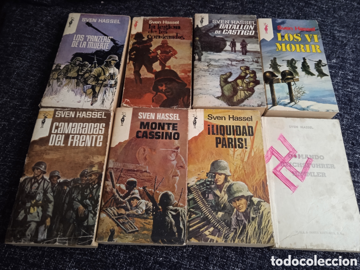 Militaria: SVEN HASSEL - LOTE DE 9 EJEMPLARES - NOVELAS SEGUNDA GUERRA MUNDIAL