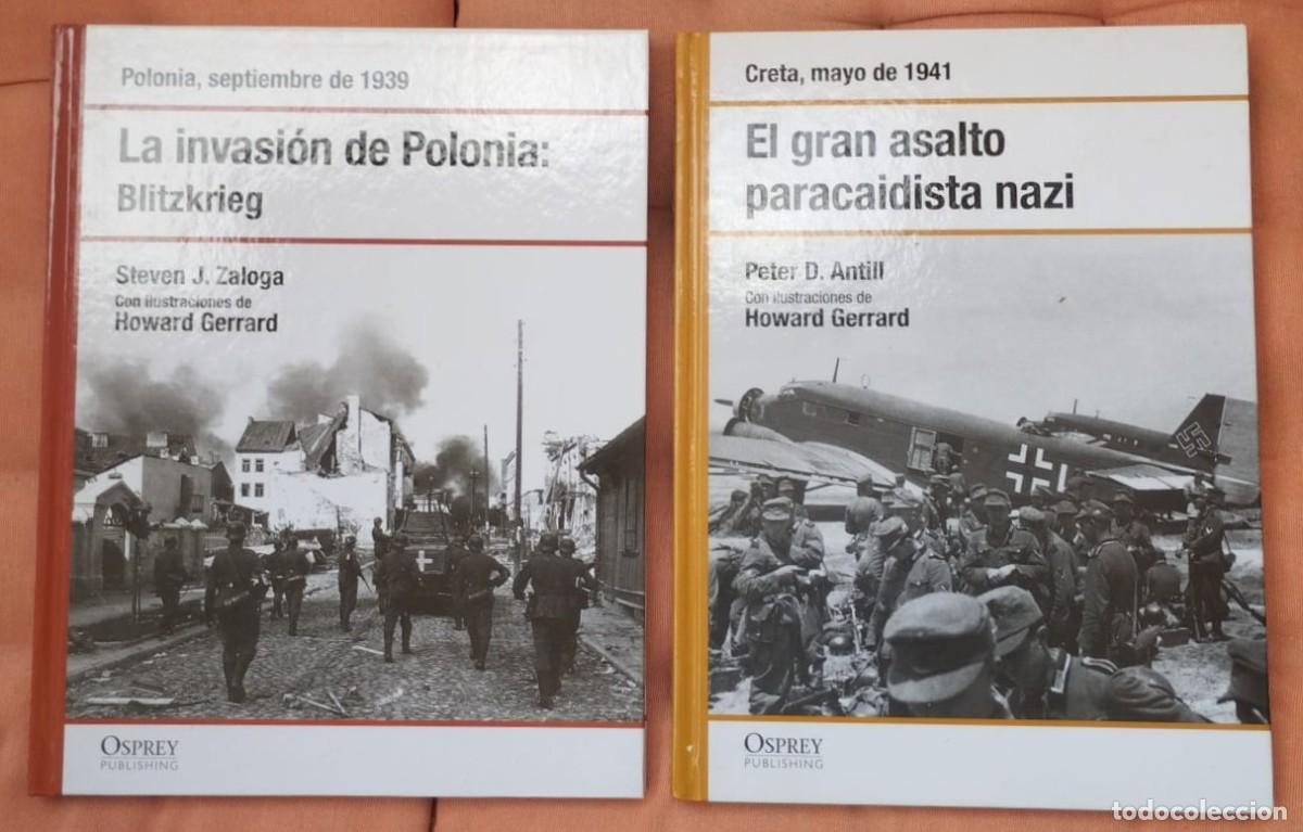 Militaria: LOTE DE DOS LIBROS DE OSPREY PUBLISHING: POLONIA 1939, CRETA 1941, EN CASTELLANO.