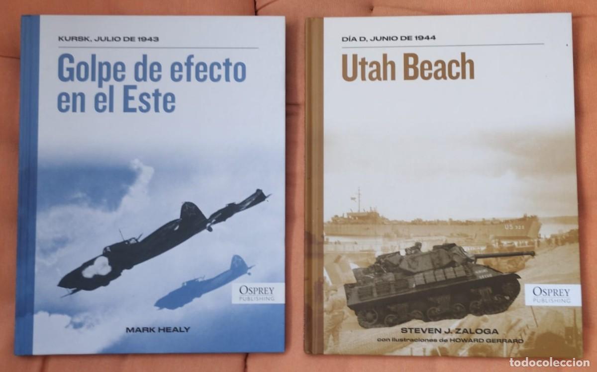 Militaria: LOTE DE DOS LIBROS DE OSPREY PUBLISHING: DIA D 1944, KURSK 1943, EN CASTELLANO.