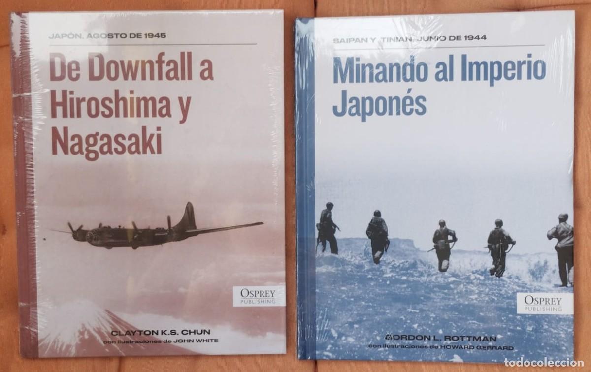 Militaria: LIBROS OSPREY PUBLISHING: HIROSHIMA Y NAGASAKI, SAIPAN Y TINIAN, CASTELLANO, A ESTRENAR, PRECINTADOS